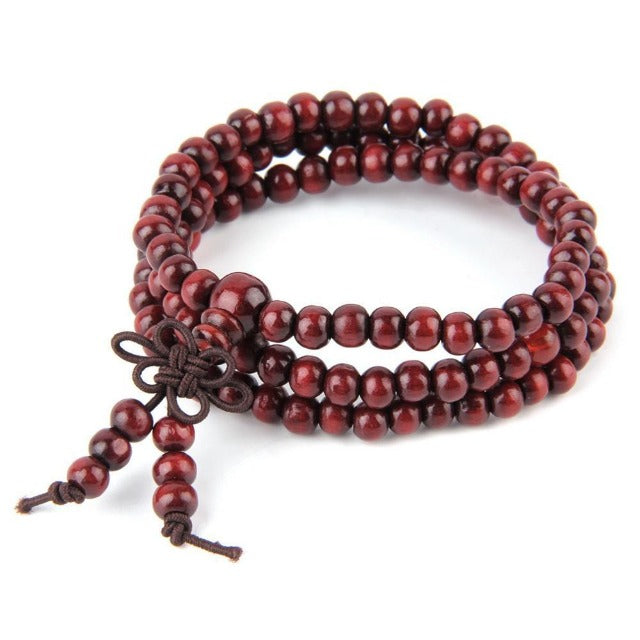Pulsera Budista Amuleto de la Suerte rojo