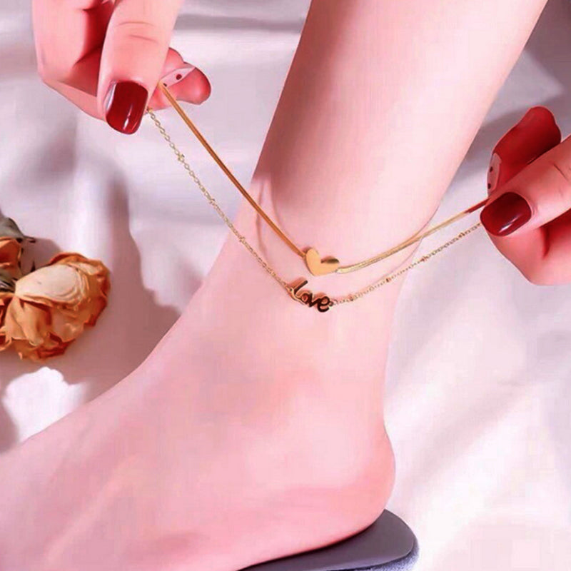 Pulsera de Tobillo Love