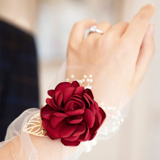 Pulsera de Boda Rosa para Mujer