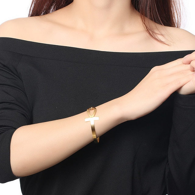 Pulsera egipcia para mujer oro