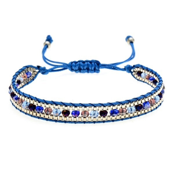 Pulsera Étnica Chic azul rey