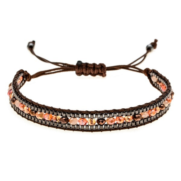 Pulsera Étnica Chic marrón