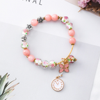 Pulsera Étnica Mujer rosa