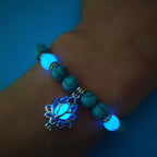Pulsera Flor de Loto Piedra Turquesa