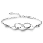 Pulsera Infinito Plata Mujer