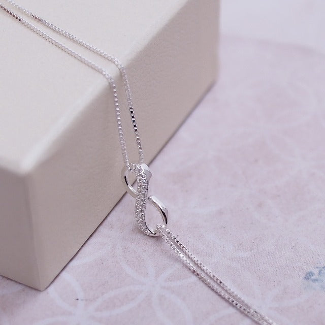 Pulsera Infinita Mujer Plata