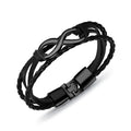 Pulsera Infinito Hombre Negra