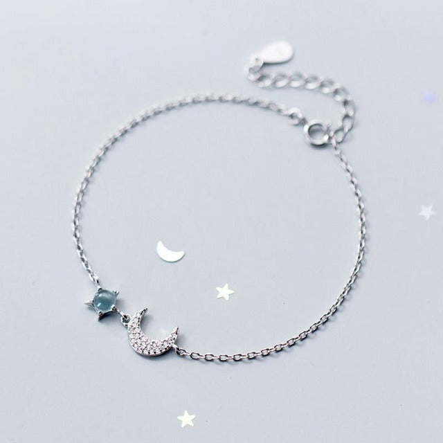 Pulsera Luna Plata