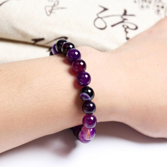 Pulsera Mala Amatista mujer