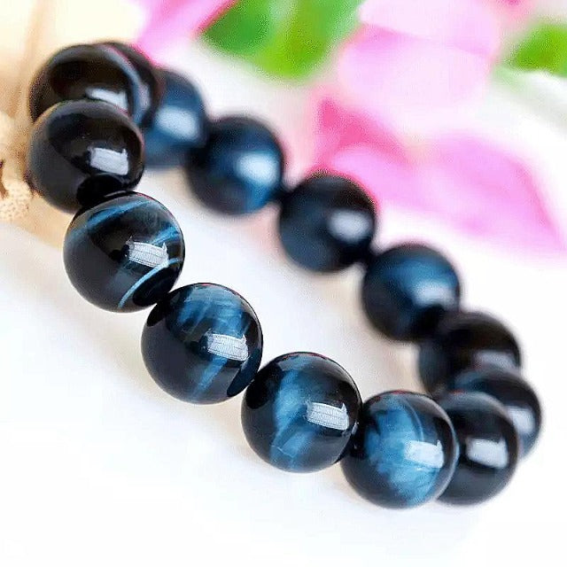 Pulsera Ojo de Tigre Azul