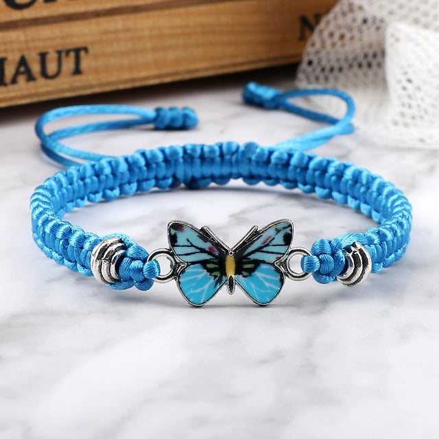 Pulsera Mariposa Azul azul