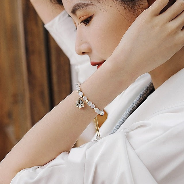 Pulsera de perlas fantasía