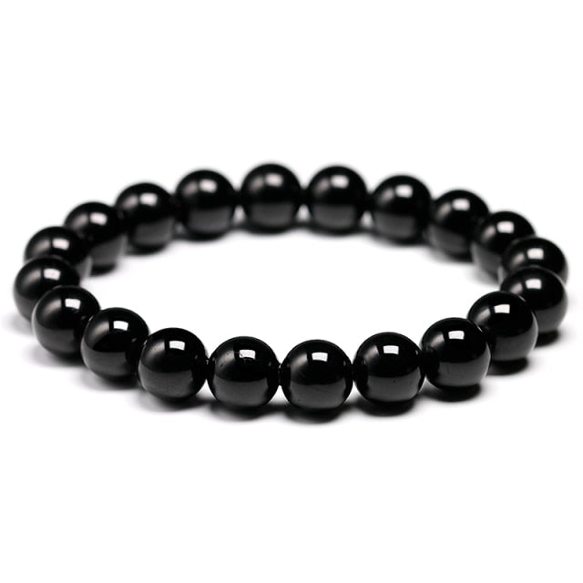 Pulsera de Piedra Negra Turmalina