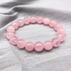 Pulsera de Piedra Cuarzo Rosa