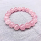 Pulsera de Piedra Cuarzo Rosa