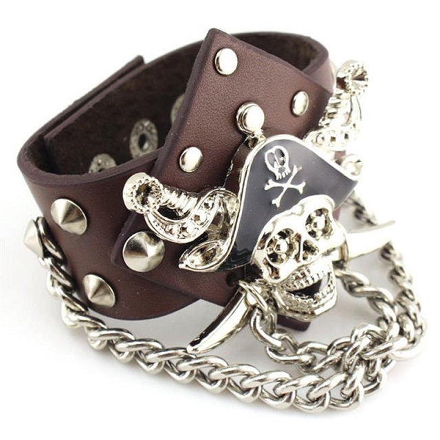 Pulsera Pirata marrón