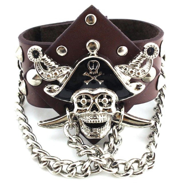 Pulsera Pirata marrón