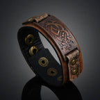 Pulsera Escandinava de Cuero para Hombre