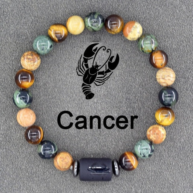 Pulsera Signo Del Zodíaco 12 Constelaciones cáncer