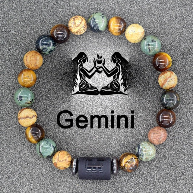 Pulsera Signo Del Zodíaco 12 Constelaciones géminis