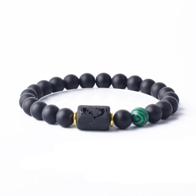 Pulsera Signo del Zodiaco 12 Constelaciones Hombre Mujer Astrología 