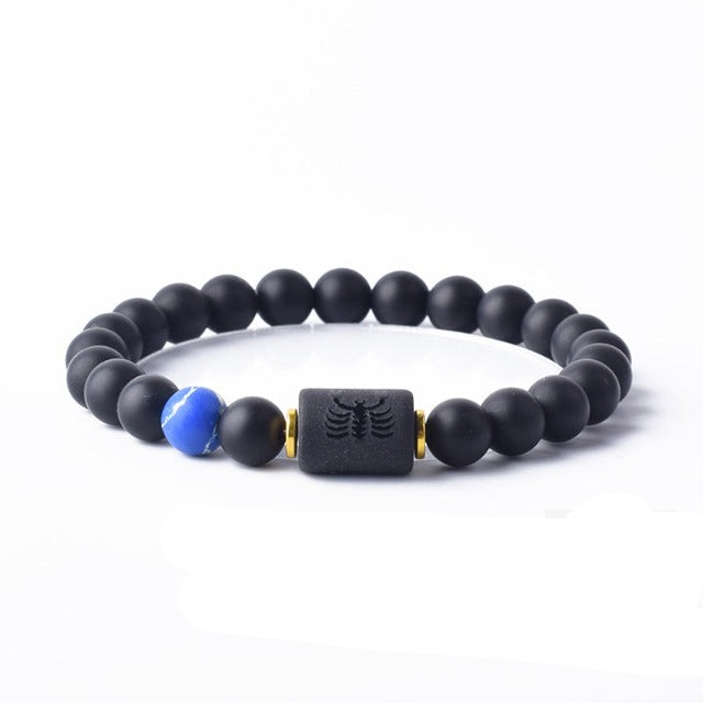 Pulsera Signo del Zodiaco 12 Constelaciones Hombre Mujer Astrología 