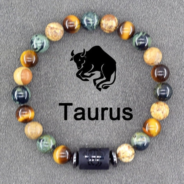 Pulsera Signo Del Zodíaco 12 Constelaciones tauro