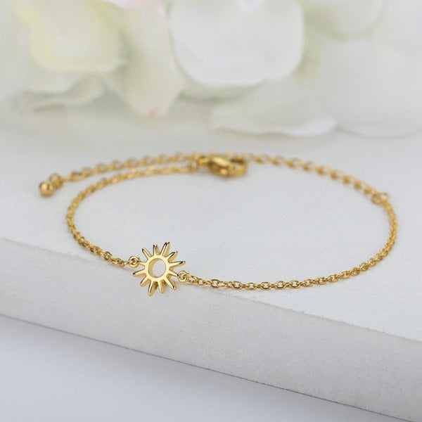 Pulsera Sol Mujer Esclava Astro oro