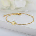 Pulsera Sol Mujer Esclava Astro oro