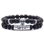 Pulsera Cabeza de Muerto Mujer plata