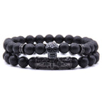 Pulsera Cabeza de Muerto Mujer negro
