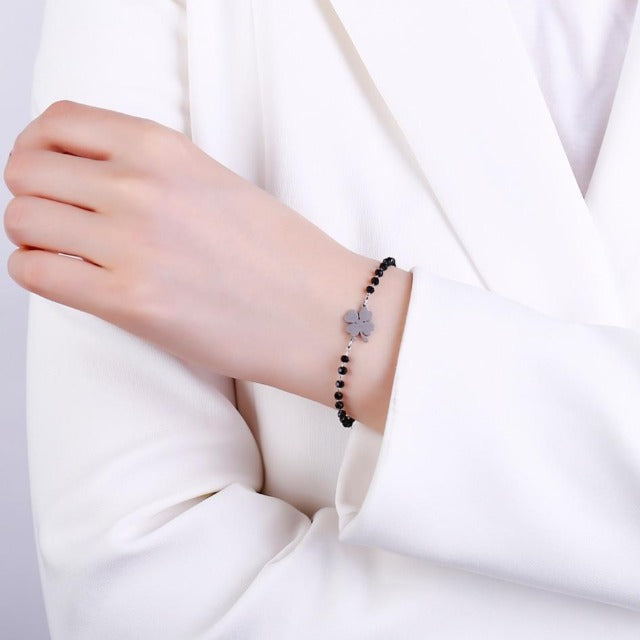 Pulsera Trébol de 4 Hojas de la Suerte 