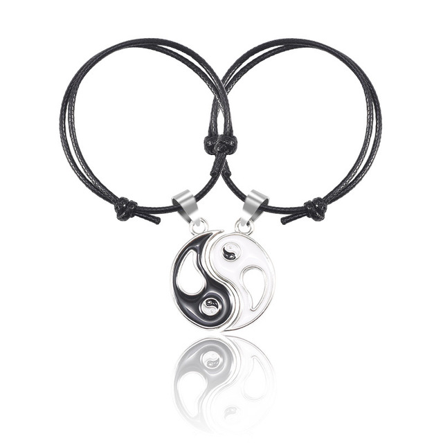 Pulsera Yin Yang Divisible para Parejas