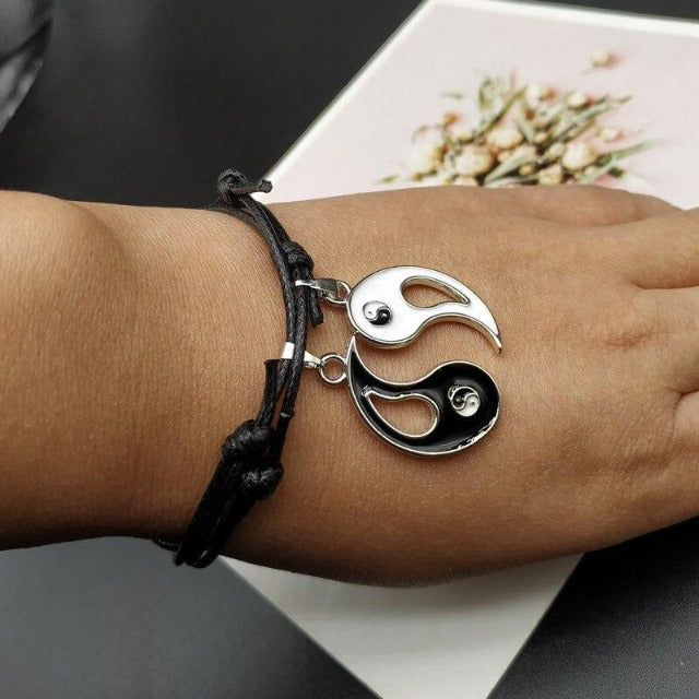 Pulsera Yin Yang de Pareja Separables 