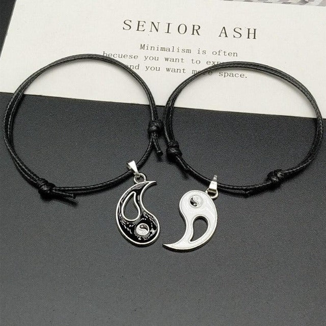 Pulsera Yin Yang de Pareja Separables