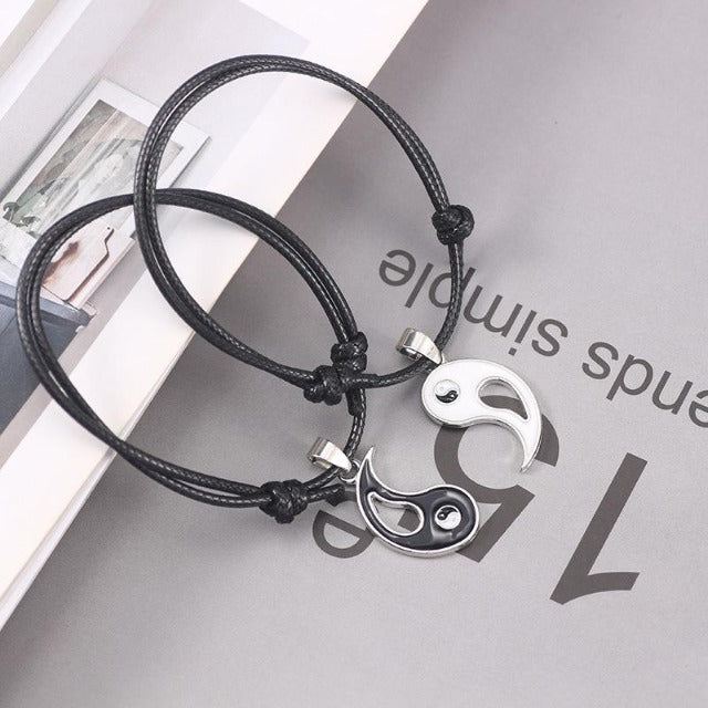 Pulsera Yin Yang Divisible para Parejas