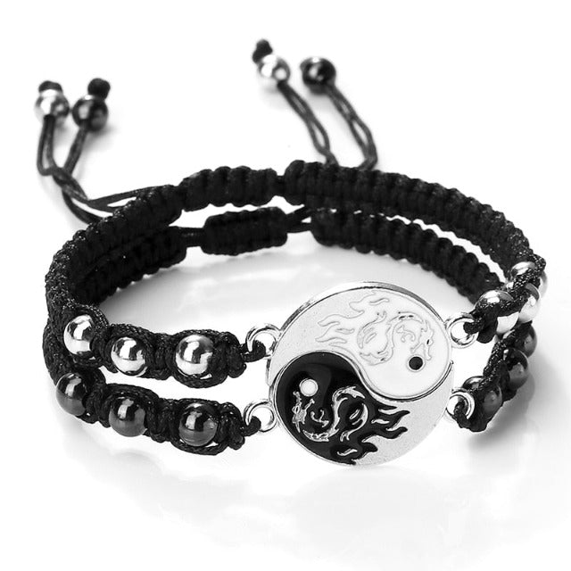 Pulsera Yin Yang Separables Pareja Mejores Amigos Pulsera Hombre Mujer