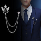 Broche de traje pájaros