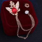 Broche de traje pájaros 