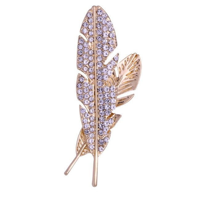 Broche De Traje Pluma 