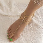 Cadena de Pie en Oro para Mujer