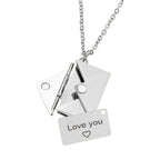 Collar con Colgante de Sobre