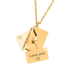 Collar con Colgante de Sobre