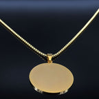 Collar con Talismán de Protección Plata & Oro