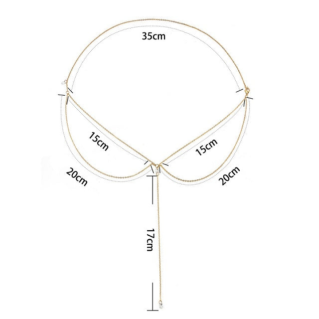 Collar de Espalda Bohemio para Mujer