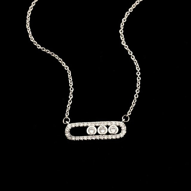 Collar del Infinito Oriental plata