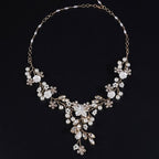 Collar de Boda Flores oro