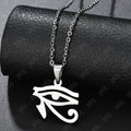 Collar Egipto Ojo Oudjat Horus plata