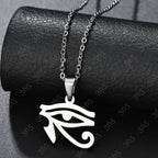 Collar Egipto Ojo Oudjat Horus plata