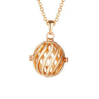 Collar Mujer Embarazada Bola de Embarazo con Colgante Hueco 